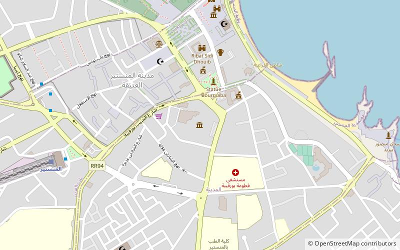 palais des sciences monastir location map