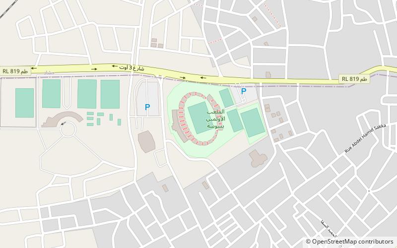 Stade Taïeb Mhiri location map