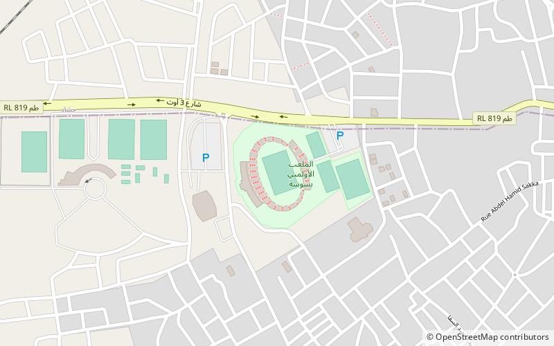 Estadio Olímpico de Sousse location map