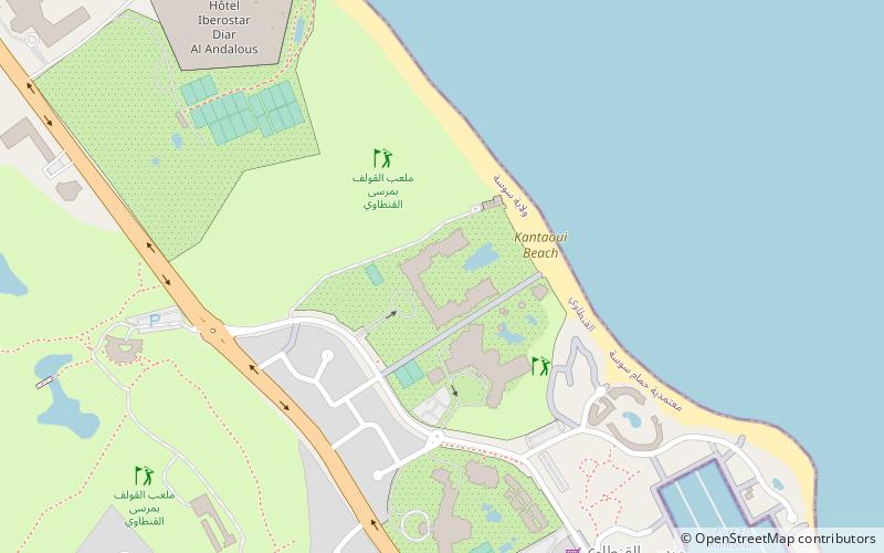 concorde green park palace port el kantaoui location map