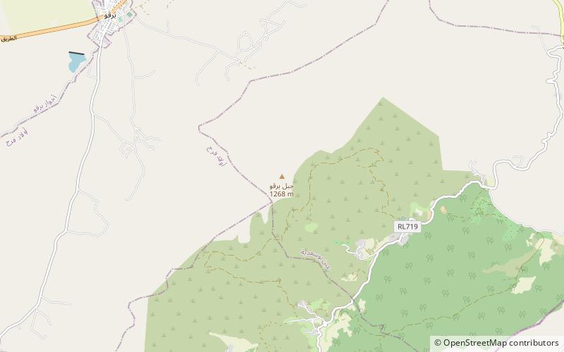 Jbel Bargou location map