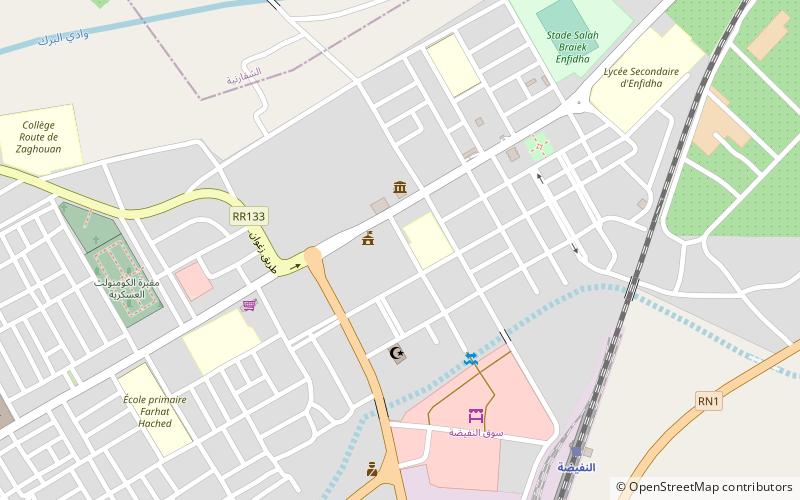 Enfida location map