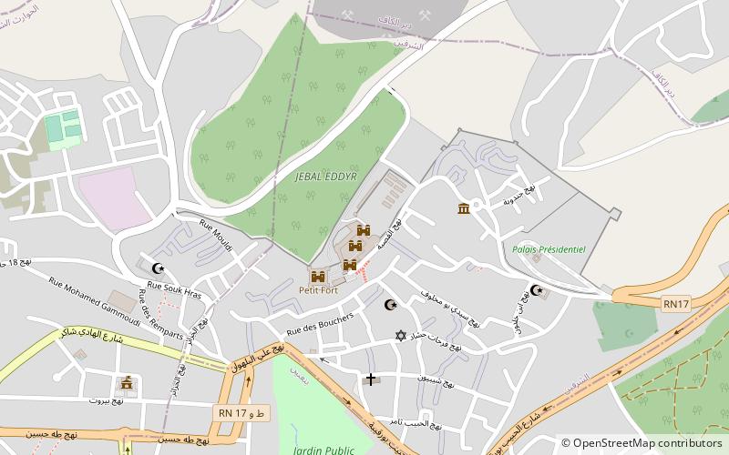 Alcazaba de El Kef location map