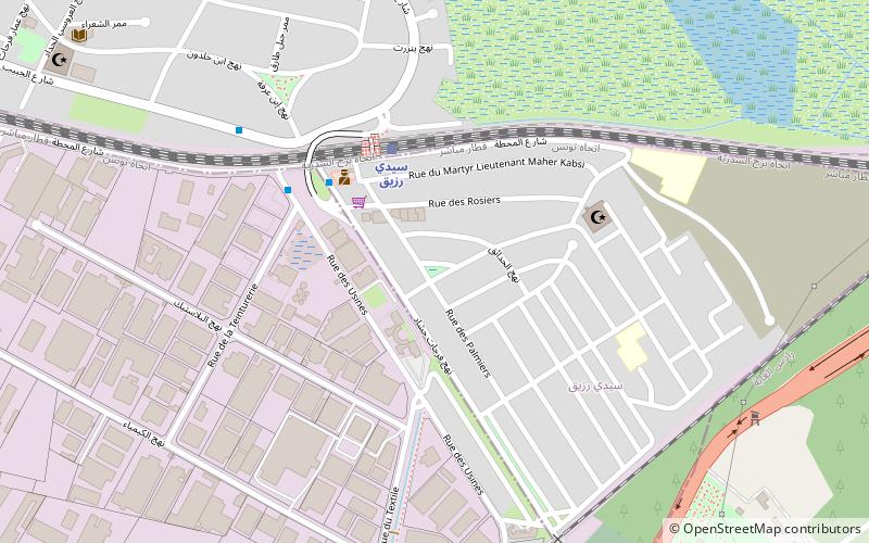park sidi rezig tunez location map
