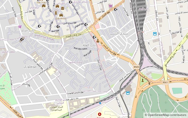 Bab El Jazira location map