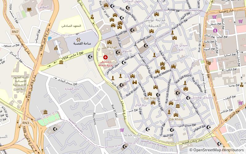 Dar El Haddad location map
