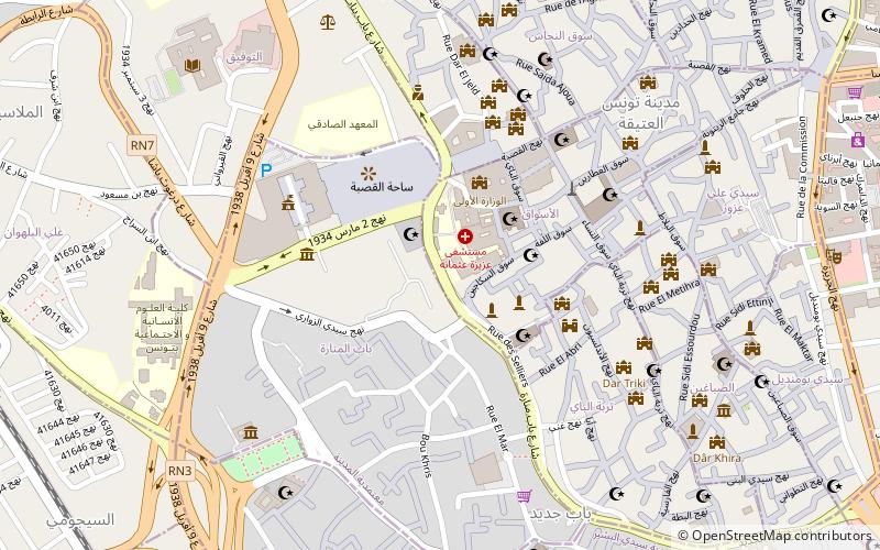 souk el ghraiyer tunis location map