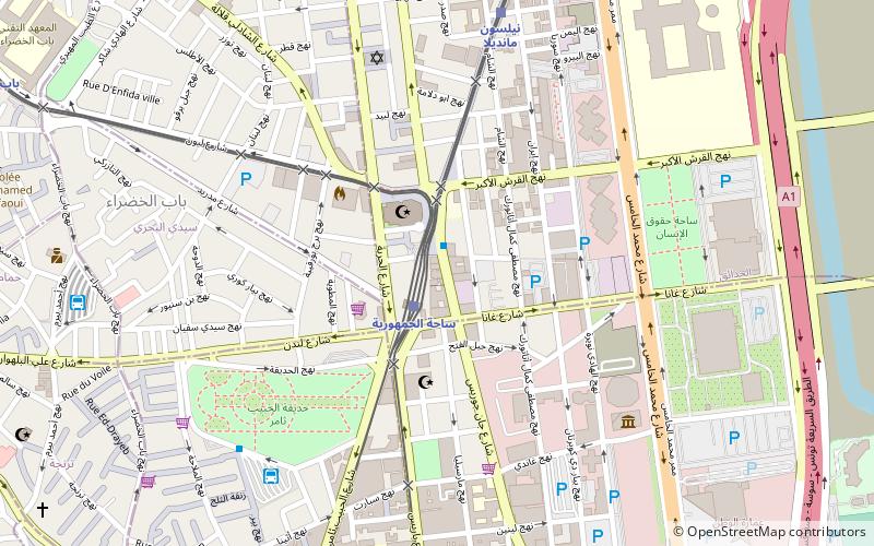 centre myriam tunis location map