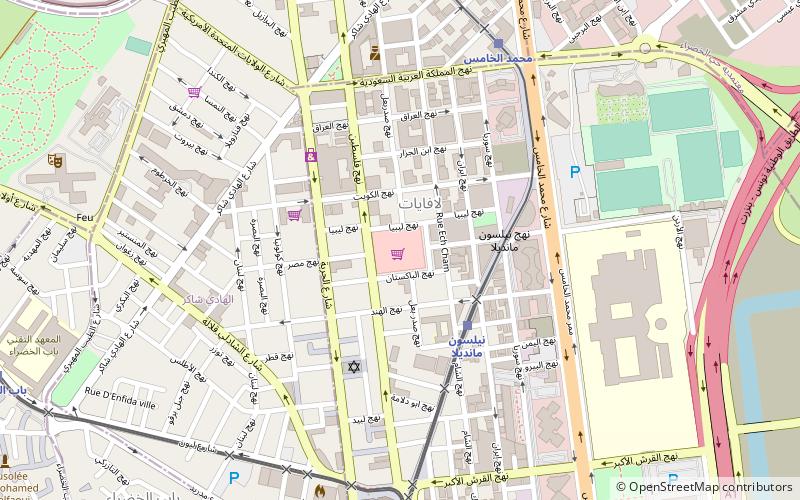 Lafayette location map