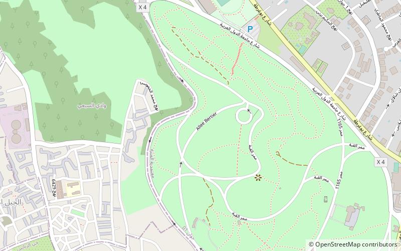 Parc du Belvédère location map