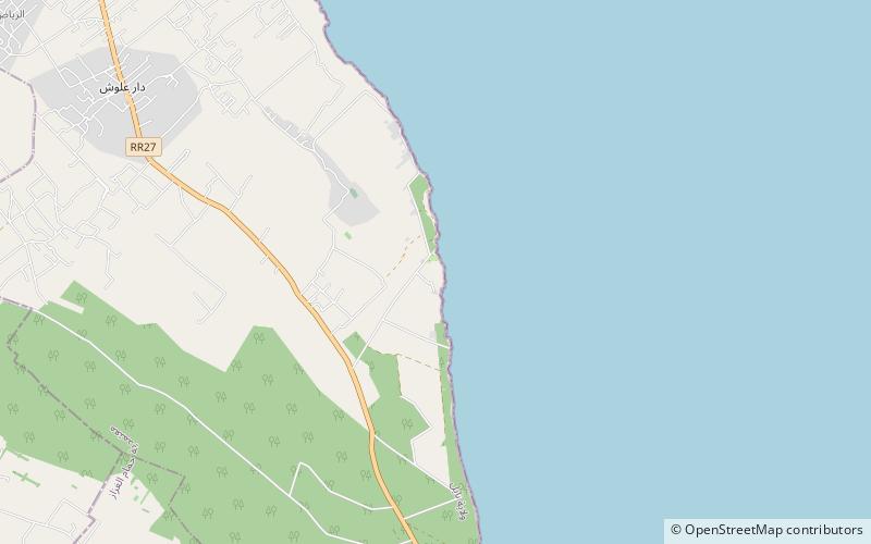 Kerkouane location map