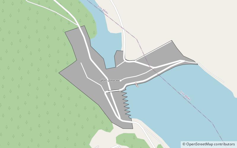 Sidi el Barrak Dam location map