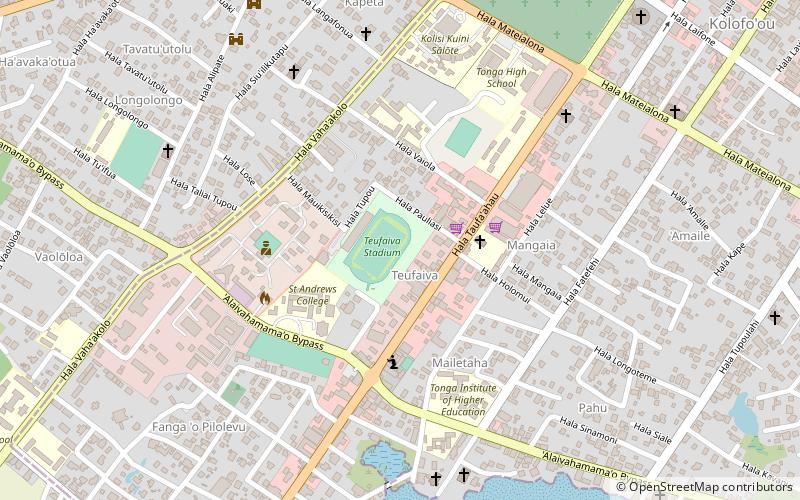 estadio deportivo teufaiva nukualofa location map