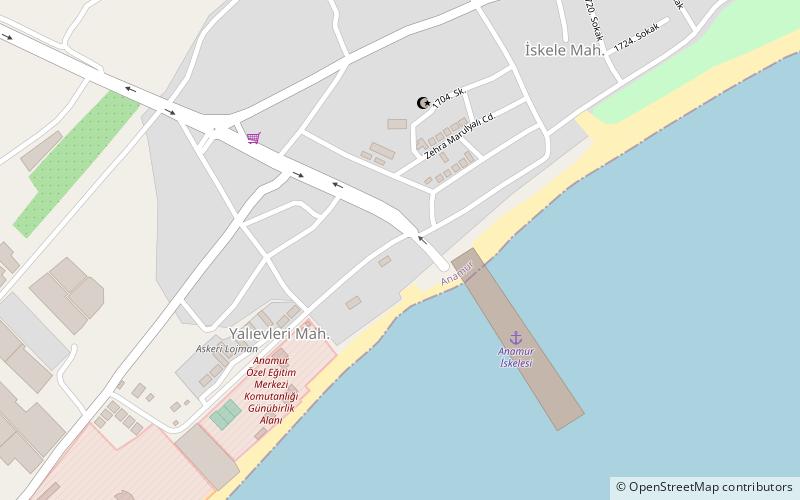 anamur museum location map
