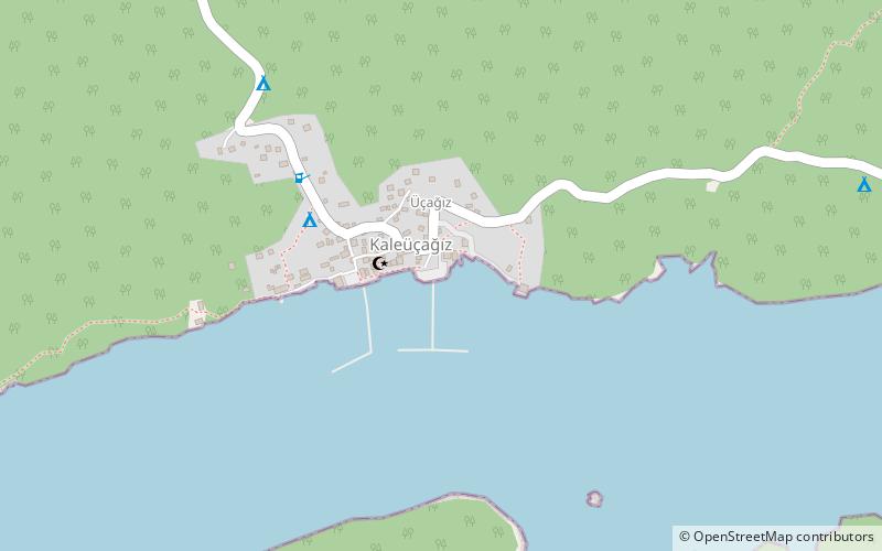 kaleucagiz location map