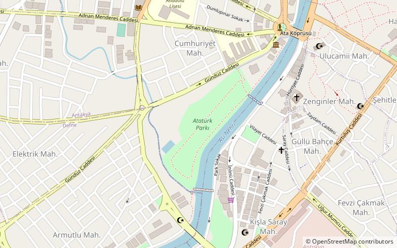antakya sport hall location map
