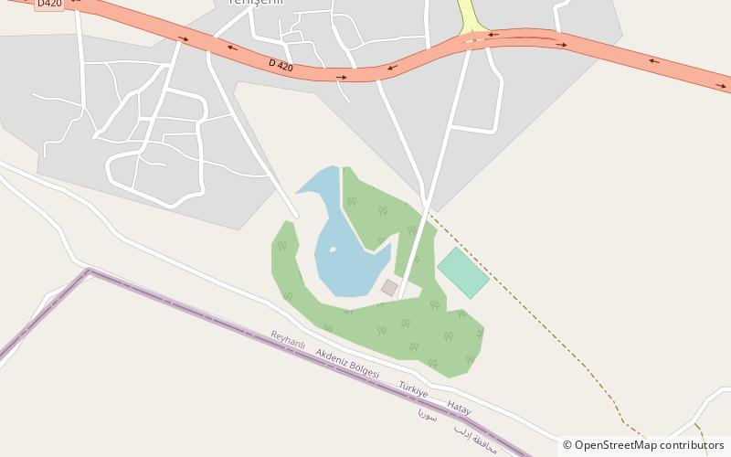 Lake Yenişehir location map
