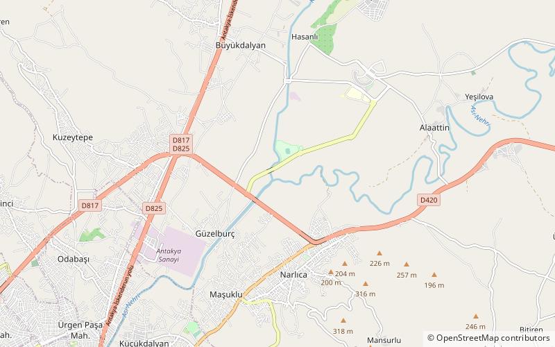 Antigonia location map