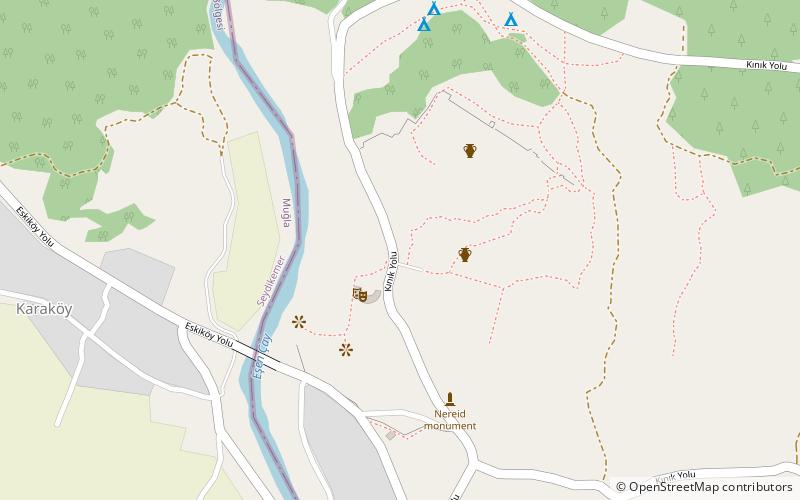 Xanthos location map