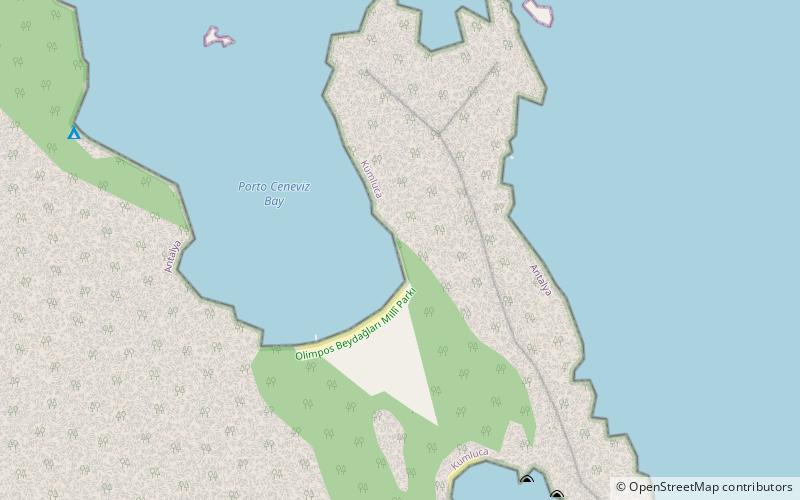 siderus beydaglari coastal national park location map