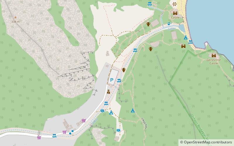 Olimpos location map