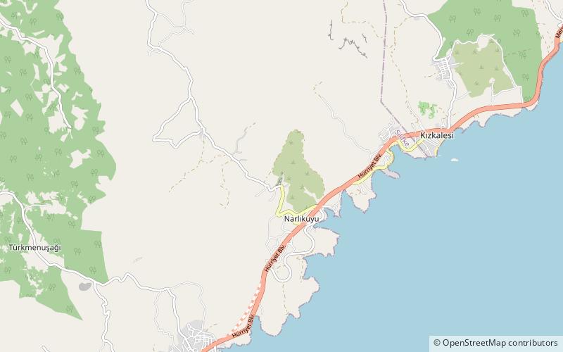 Cennet and Cehennem location map