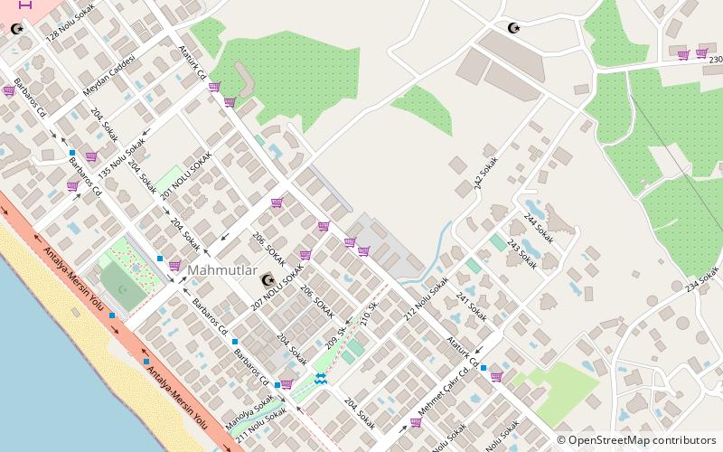 Mahmutlar location map