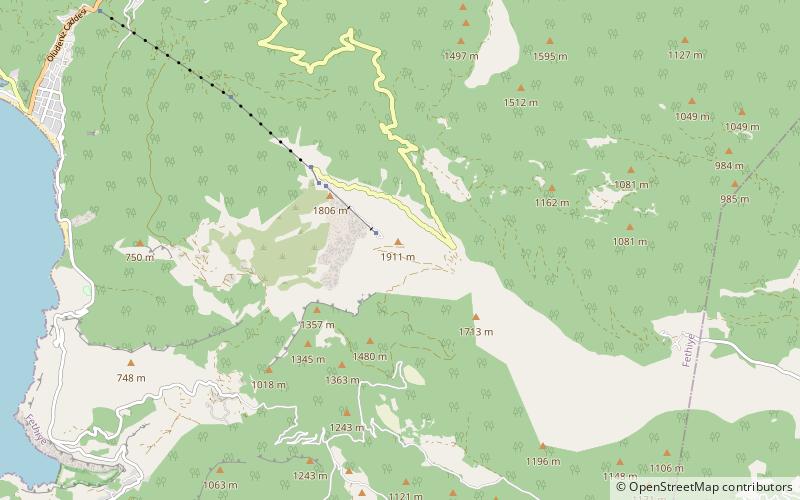 Babadağ Mountain location map