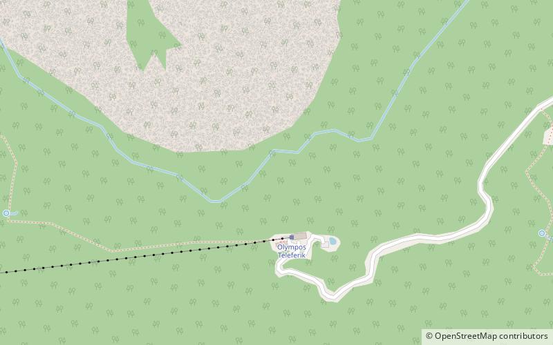 Olympos Aerial Tram location map