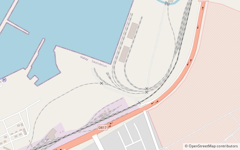 Iskenderun Naval Base location map