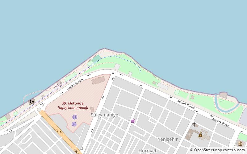iskenderun naval museum alejandreta location map