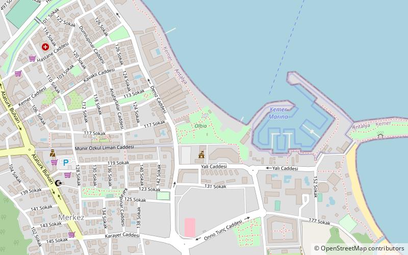 olbia kemer location map