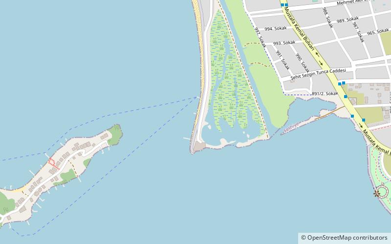 koca calis plaji fethiye location map