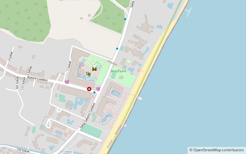 beach park goynuk location map