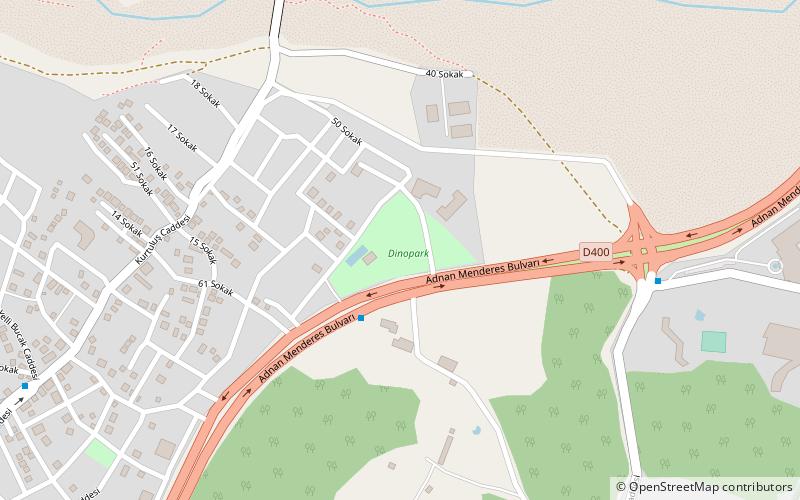 Dinopark location map