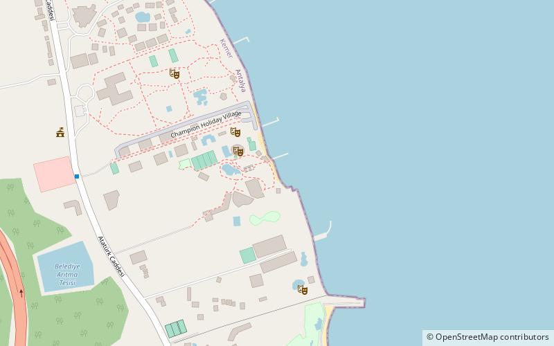 beach location map