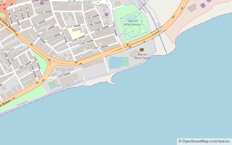Mersin Harbor location map