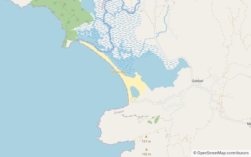 İztuzu Beach location map