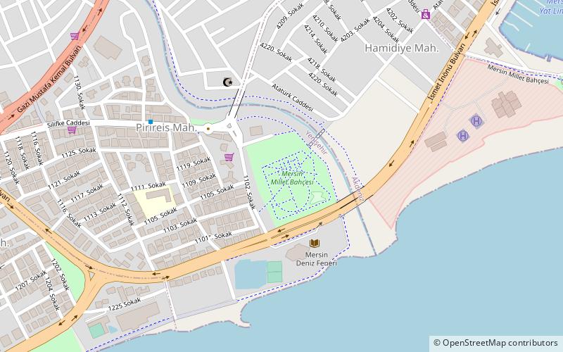 Tevfik Sırrı Gür Stadium location map