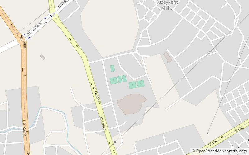 Mersin Tennis Complex location map