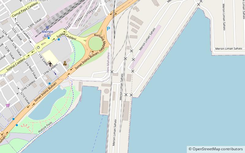 Port of Mersin location map