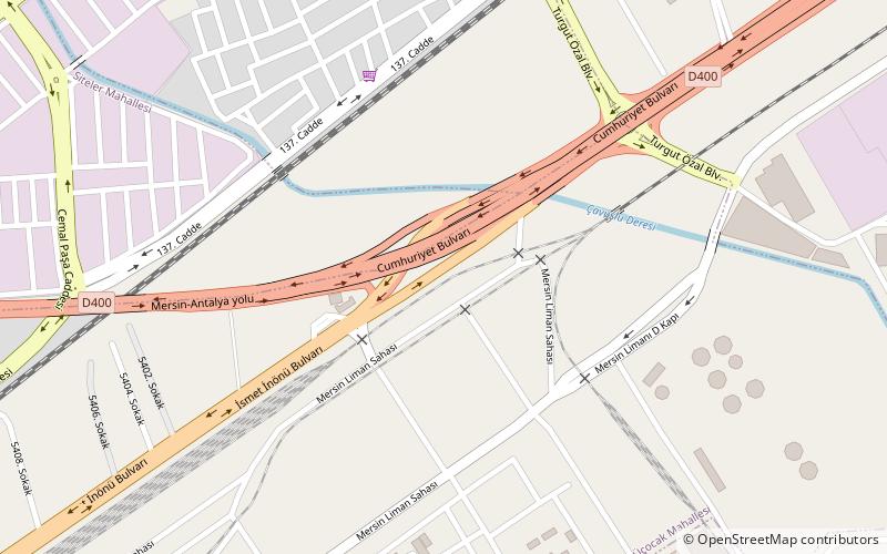 İsmet İnönü Boulevard location map