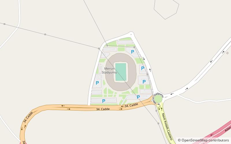 Mersin Arena location map
