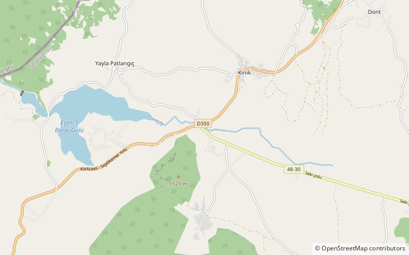 bridge at oinoanda location map