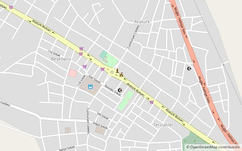 Ortaca location map
