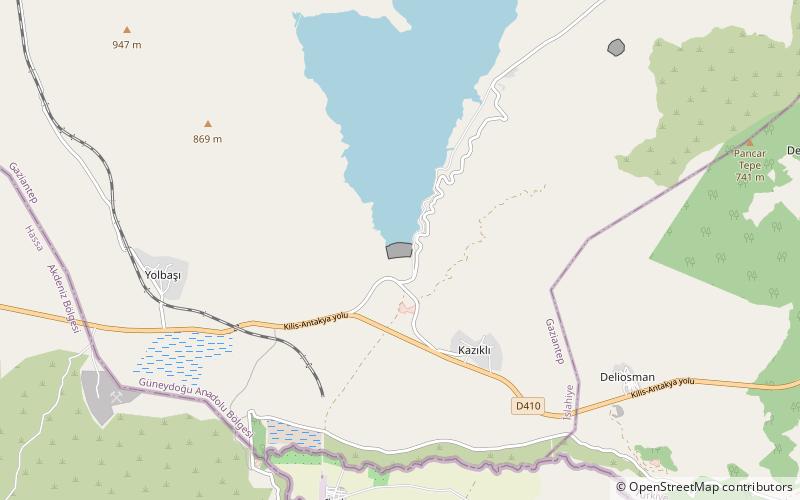 tahtakopru dam location map