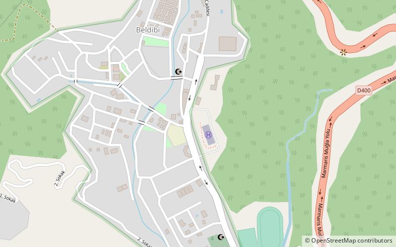 Beldibi location map