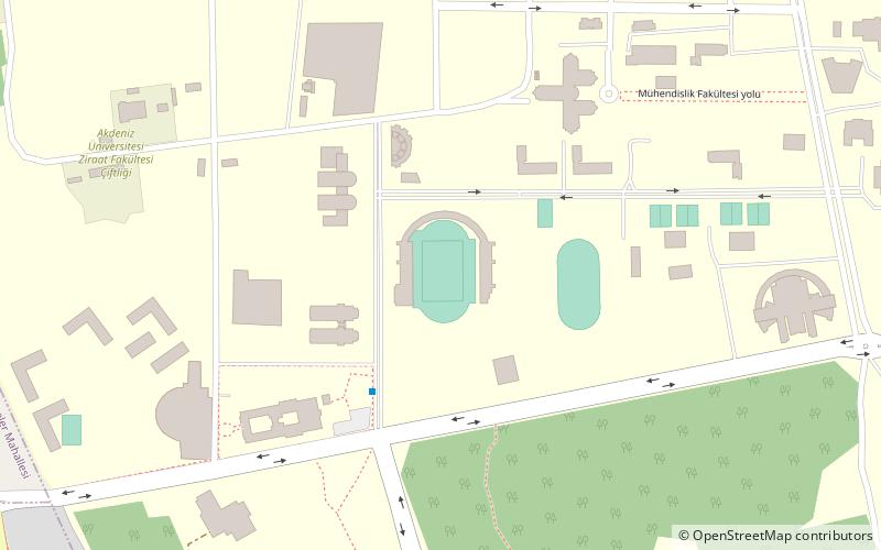 Akdeniz University Stadium location map