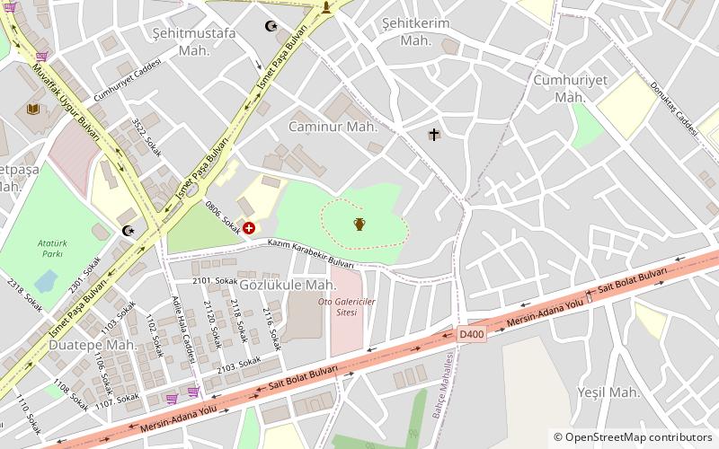 gozlukule tarse location map