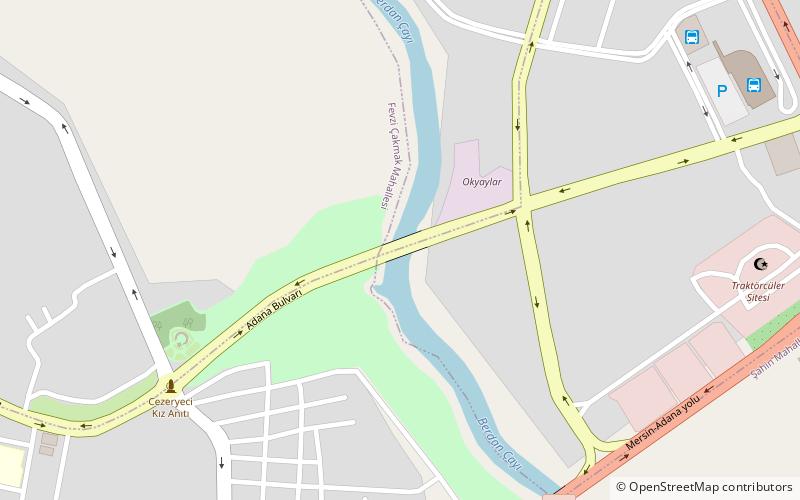 Baç Bridge location map
